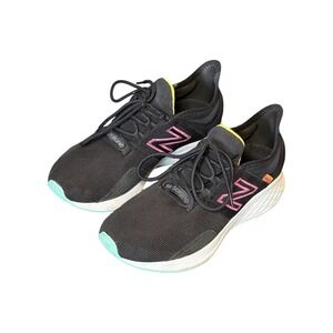 New Balance Fresh Foam Roav Black Pink‎ Women Sneakers WROAVRM1 Size 8.5